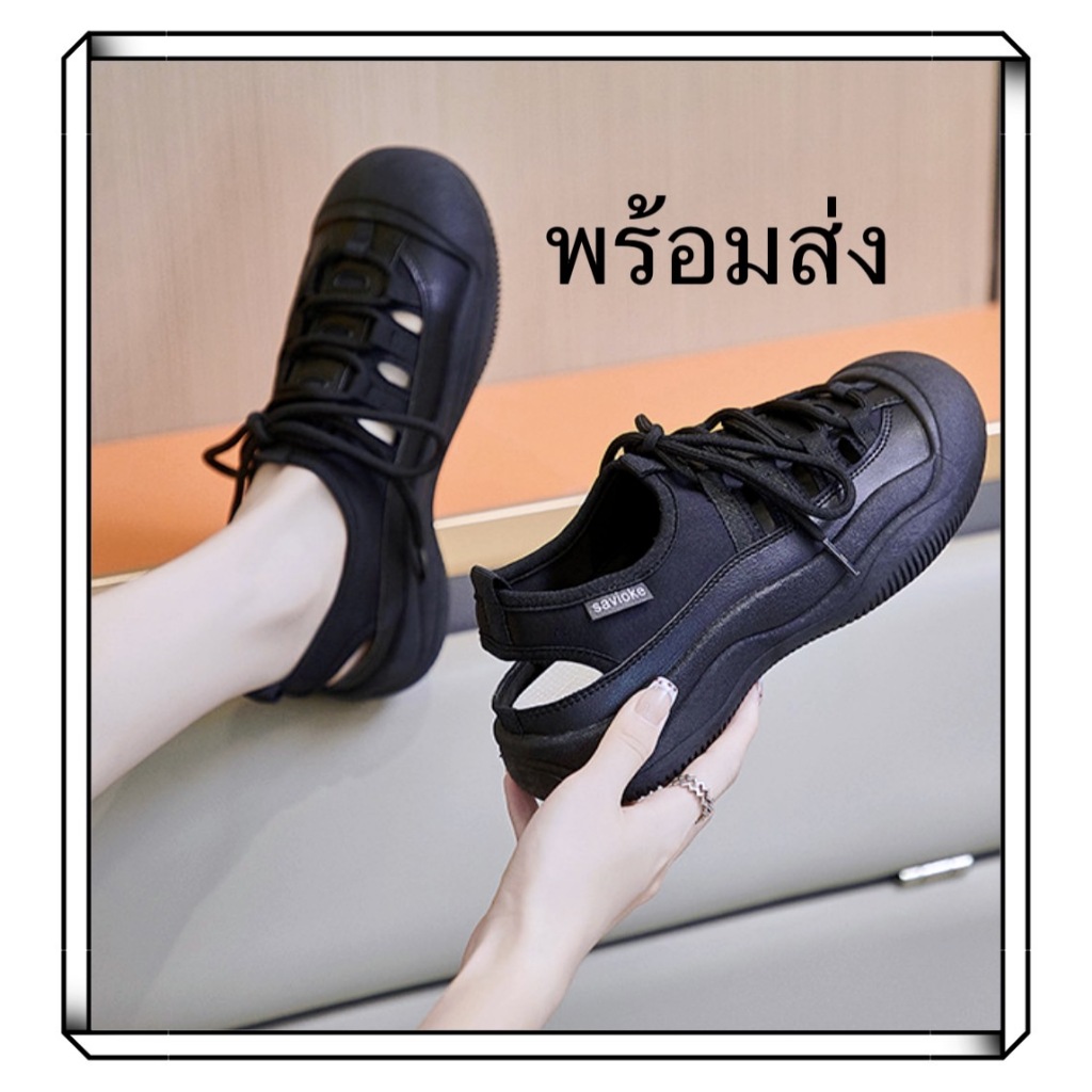 มาใหม่ Marian รองเท้าผ้าใบรัดส้นสำหรับผู้หญิง No.A0449พร้อมส่ง