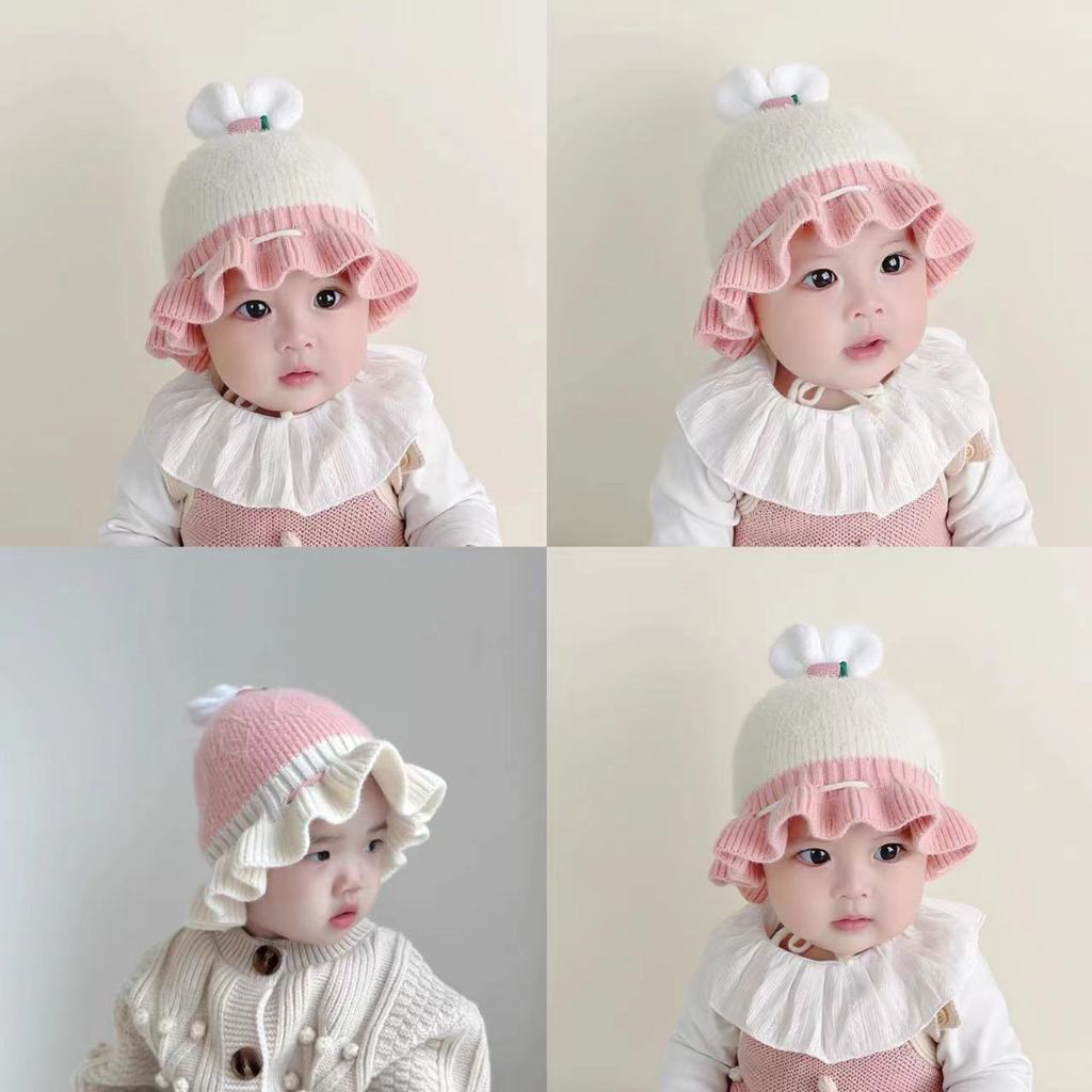 หมวกไหมพรมของเด็กหญิง