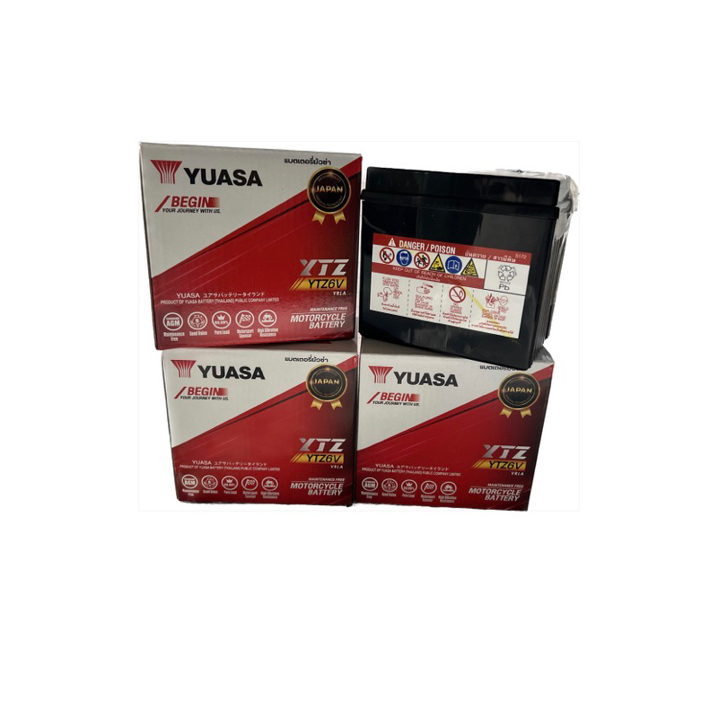 แบตเตอรี่ ยัวซ่า YUASA YTZ6V
