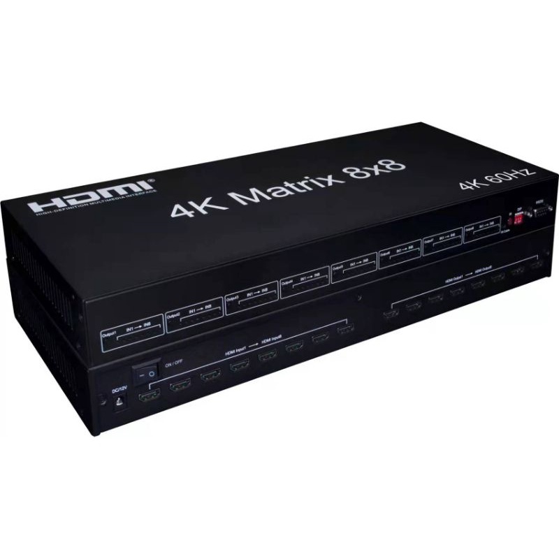 HDMI Matrix 8X8 4K 60Hz HDMI เข้า 8 ออก 8