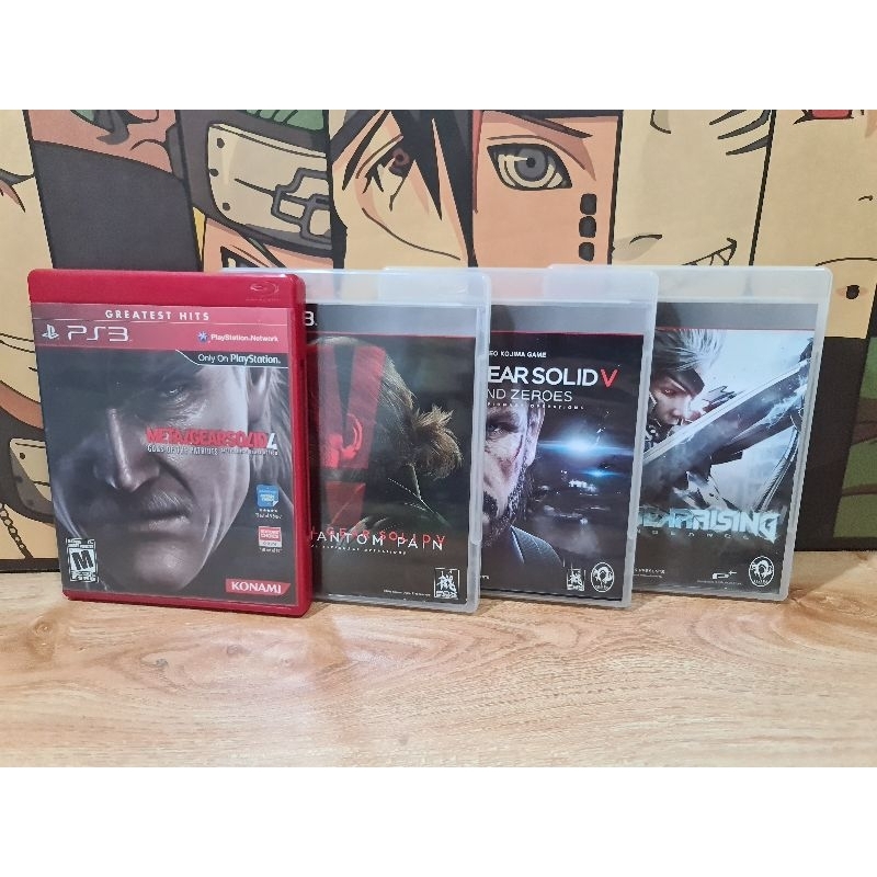 แผ่นเกม PlayStation 3 (PS3) เกม Metal Gear solid มีทุกภาคใน ps3