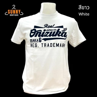 SunnyBoutique เสื้อยืด คอกลม แขนสั้น ยี่ห้อOnizuka ปักลายกำมะหยี่ คละลายสวยๆ ใส่สบาย Cotton 100%