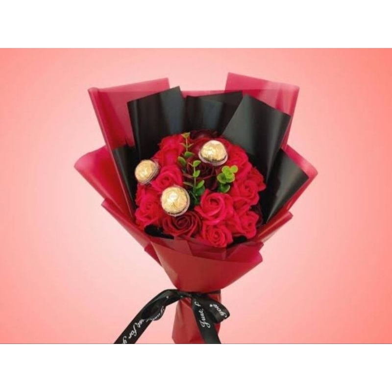 Ferroro Rocher chocolate rose flowers bouquet gift