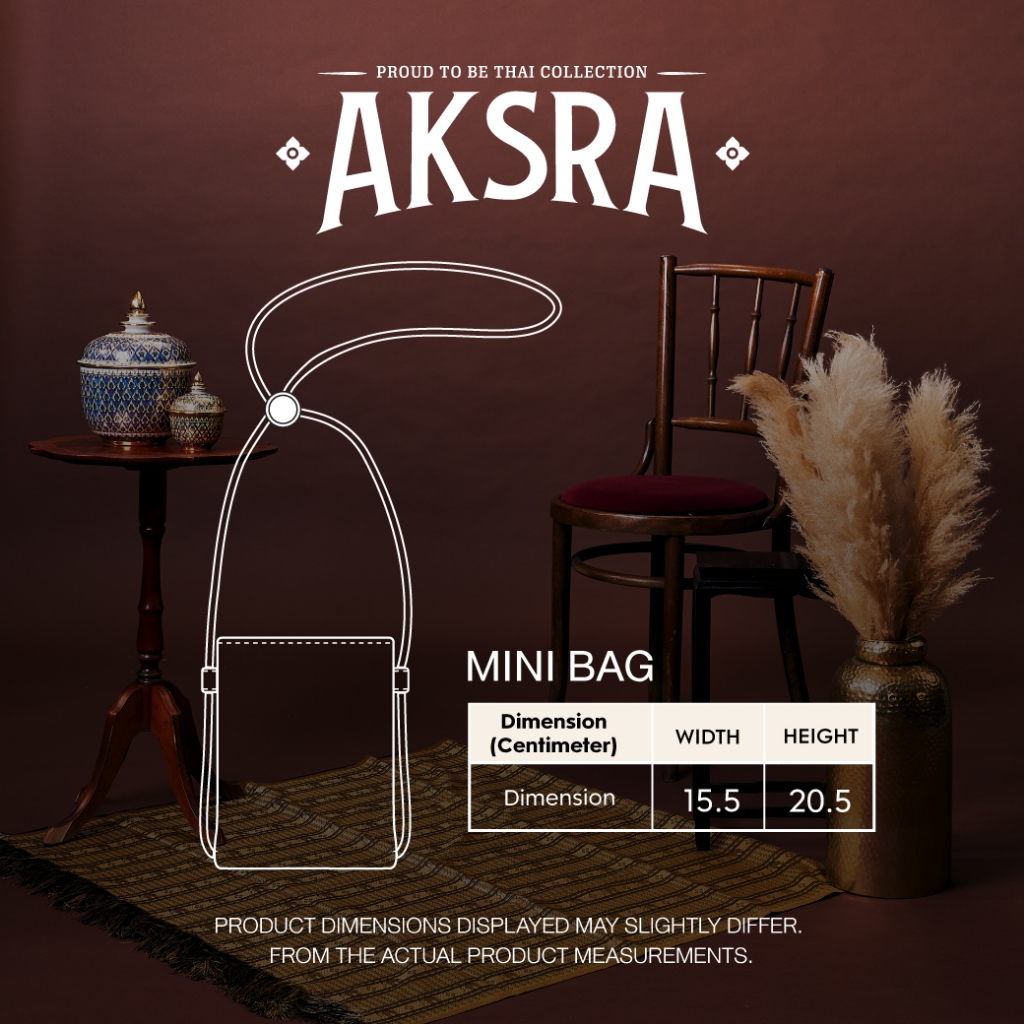 MAHANAKHON AKSRA MINIBAG HANUMAN BLACK