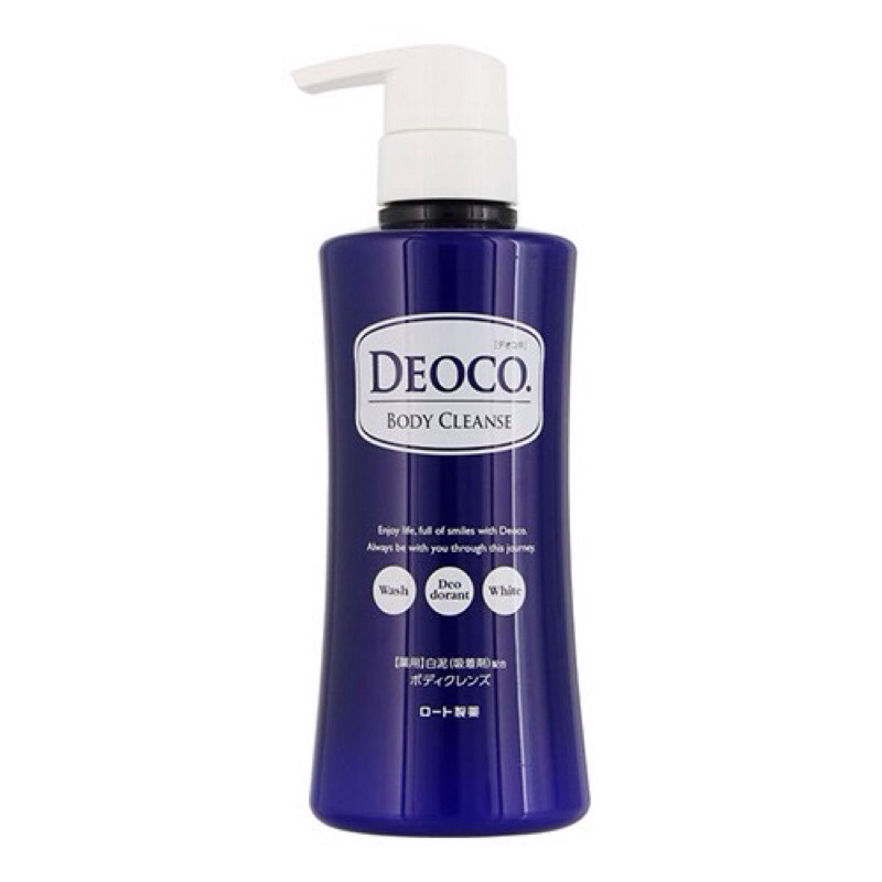 Rohto ผลิตภัณฑ์อาบน้ำลดกลิ่นเหงื่อ Deoco Medicated Body Cleanse 350ml