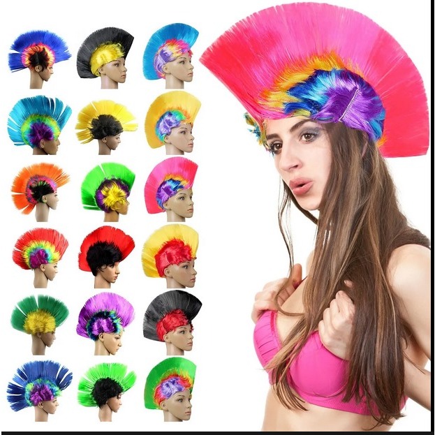 วิกผม ปาร์ตี้, cockscomb ฮาโลวีน,คริสต์มาส Party wigs, cockscomb wigs, Halloween wigs, Christmas wig