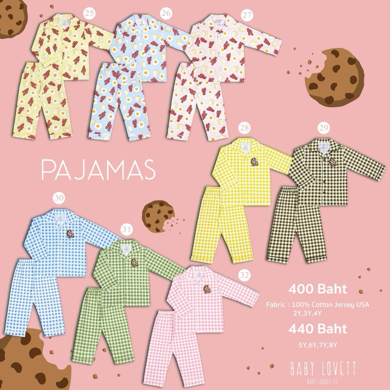 💕ติดจอง 💕 (New) Baby lovett - Pajamas No.31 : 6y