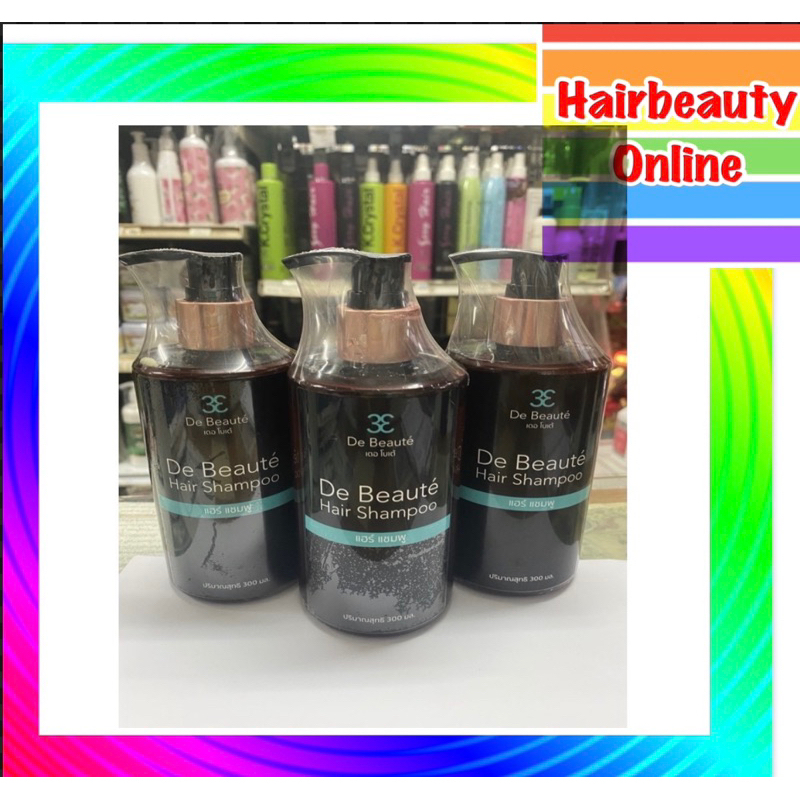 De Beauté แชมพูแก้ปัญหาผมบาง ศรีษะมัน หลุดร่วง เสริมสร้างผมเกิดใหม่