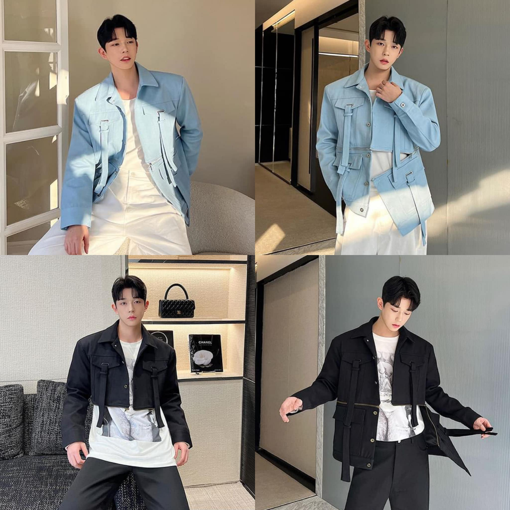 11.WOLF REMOVABLE JACKET  เสื้อแจ็กเก็ตแต่งอะไหล่ถอดซิปแยกชิ้นได้ / J11