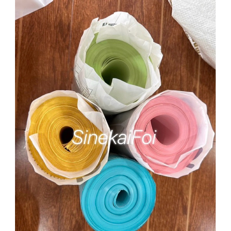 กระดาษสีแผ่นบาง สำหรับ ห่อของ เพิ่มความน่ารัก ติด สติ๊กเกอร์ และวางกระดาษฝอยด้านใน