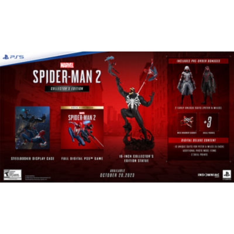 [*0*เพียง 9,990 บาท โค้ดส่วนลด 10DDXOCTW4] PS5 | Spiderman 2 Collector's Edition