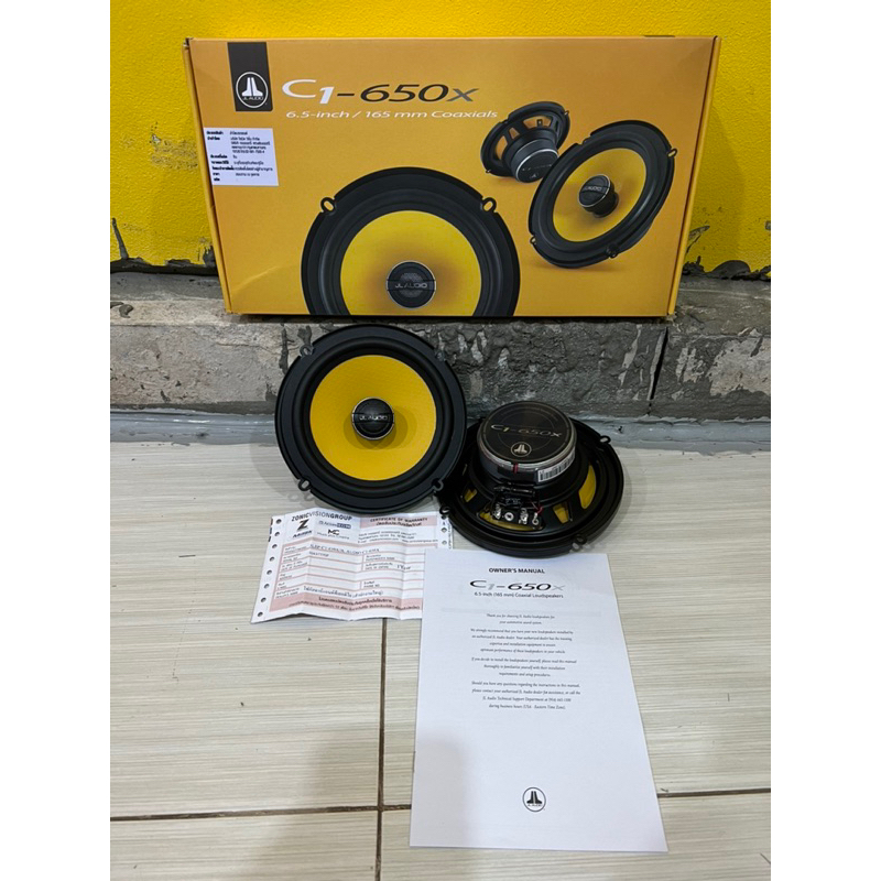 ราคาคู่ละ 6500บาท ลำโพงแกนร่วม 6.5” JL audio รุ่น C1-650X ลำโพงกลางแหลมติดรถยนต์เสียงดี