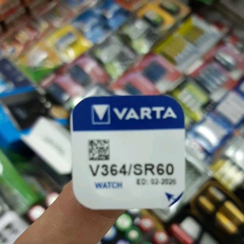 (Made in Germany) ถ่านกระดุม Varta 364, SR626SW, V364, SR60 1.55V 1ก้อน ของใหม่ ของแท้ Made in Germany