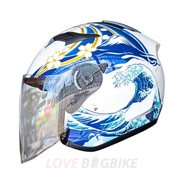 ZEUS ZS-627 NISHIKIGOI PEARL WHITE BLUE