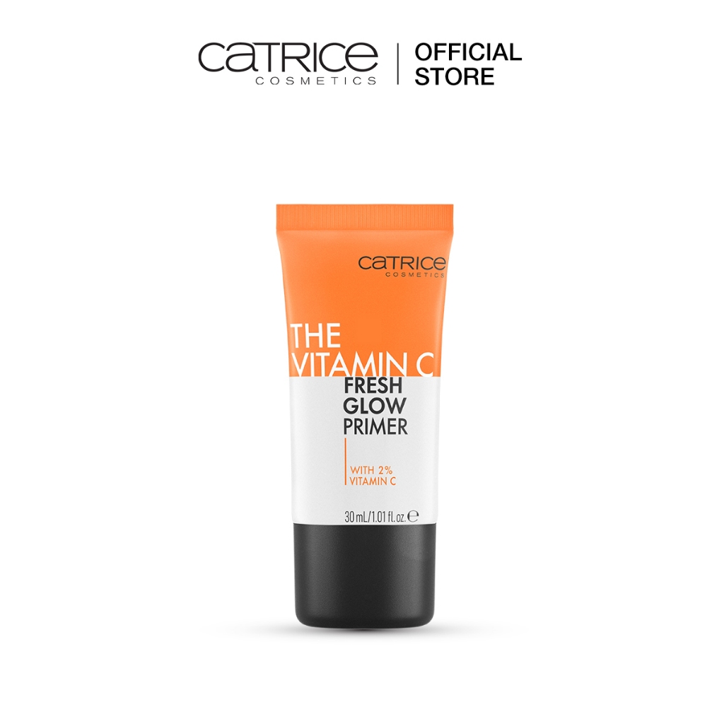 Catrice คาทริซ The Vitamin C Fresh Glow Primer  ไพรเมอร์เบส รองพื้นติดทน