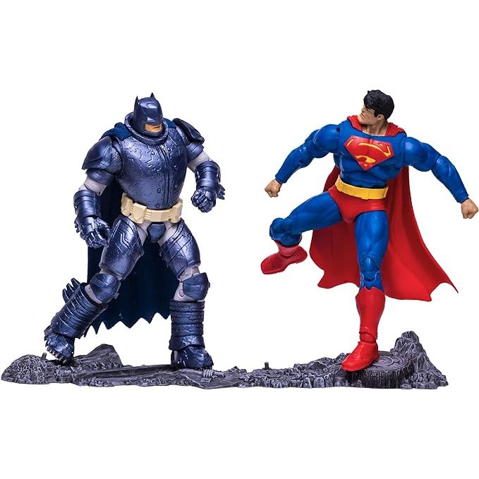 mcfarlane DC Multiverse Superman vs. Batman (The Dark Knight Returns) 7" Action Figure Multipack ของ