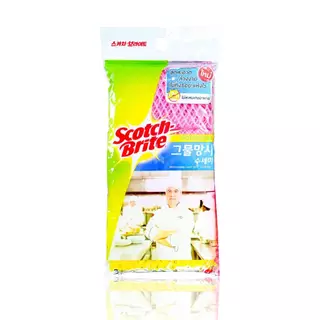 3M Cleaning ผ้าตาข่ายล้างจาน (แพ็ค 3 ชิ้น)