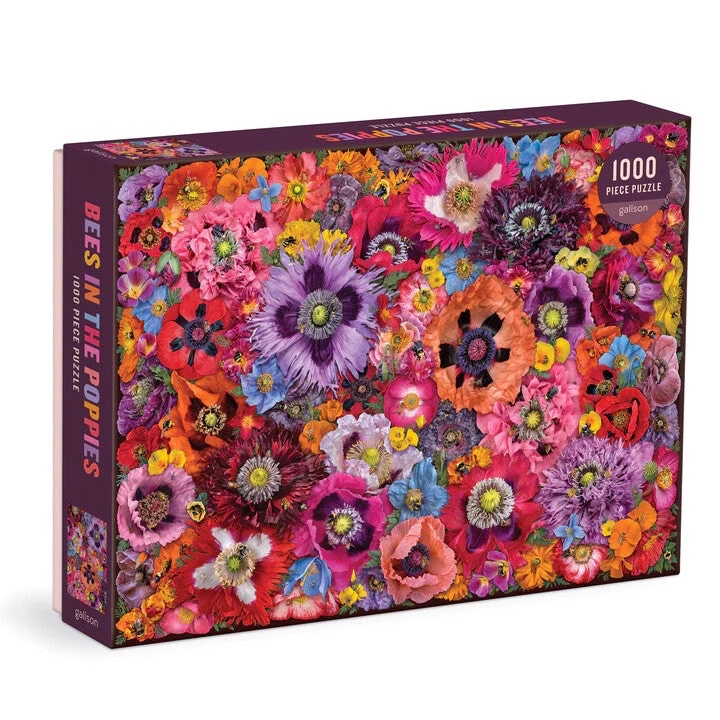จิ๊กซอว์ 1,000 ชิ้น ลายTroy Litten Bees in the Poppies 1000 Piece Puzzle
