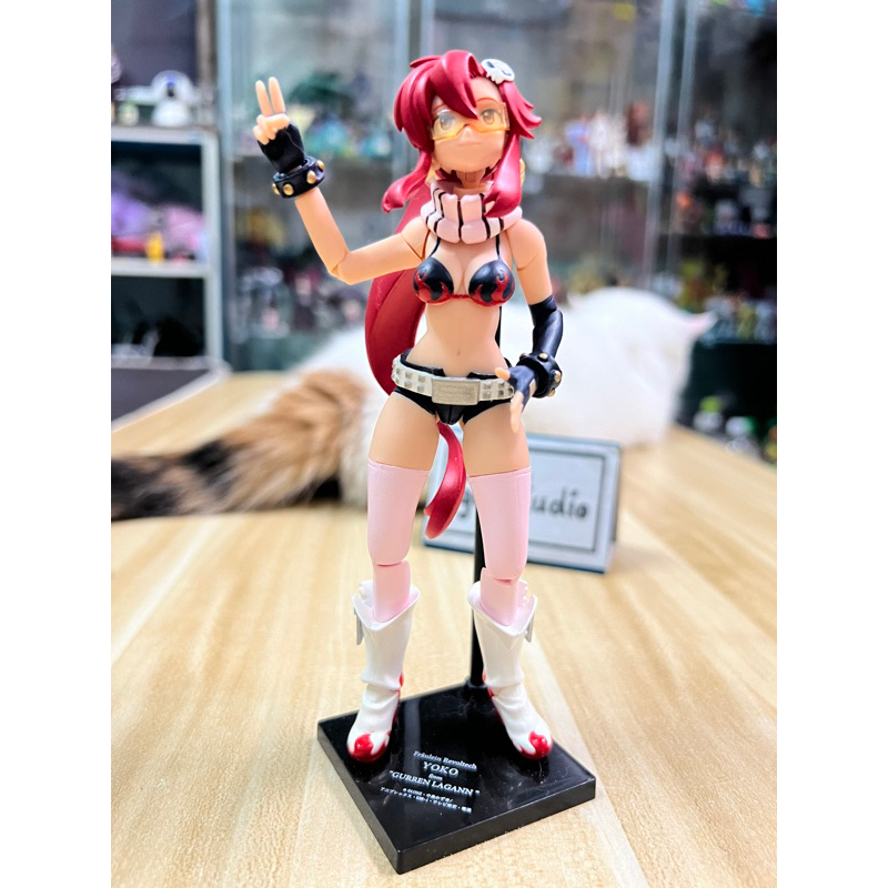 (ของแท้ : พร้อมส่ง) Kaiyodo Revoltech 010 : gurren Lagann Action Figure / YOKO