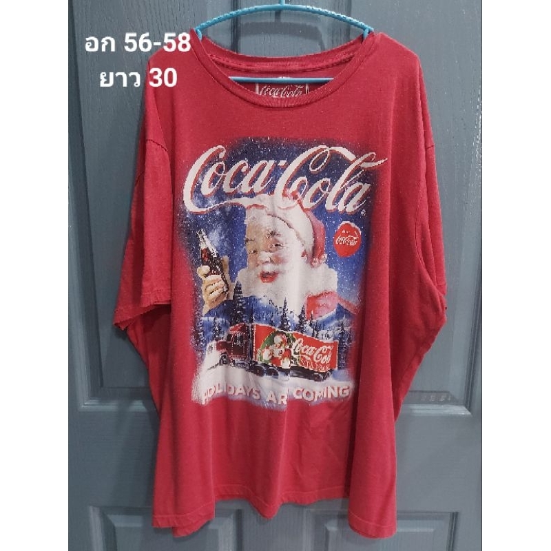 เสื้อยืด coca cola มือ 2 อกใหญ่