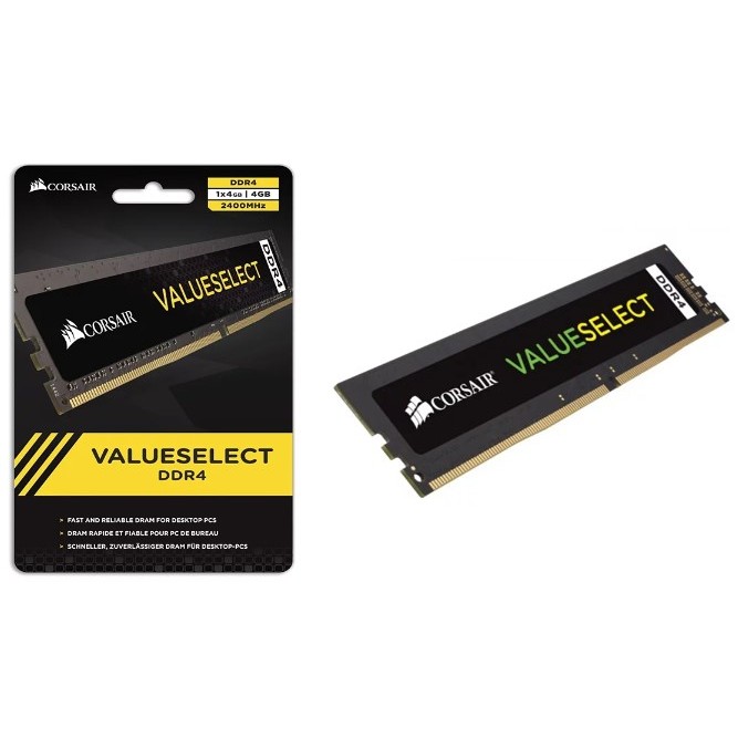CORSAIR VALUE SELECT : CMV4GX4M1A2400C16 : BLACK