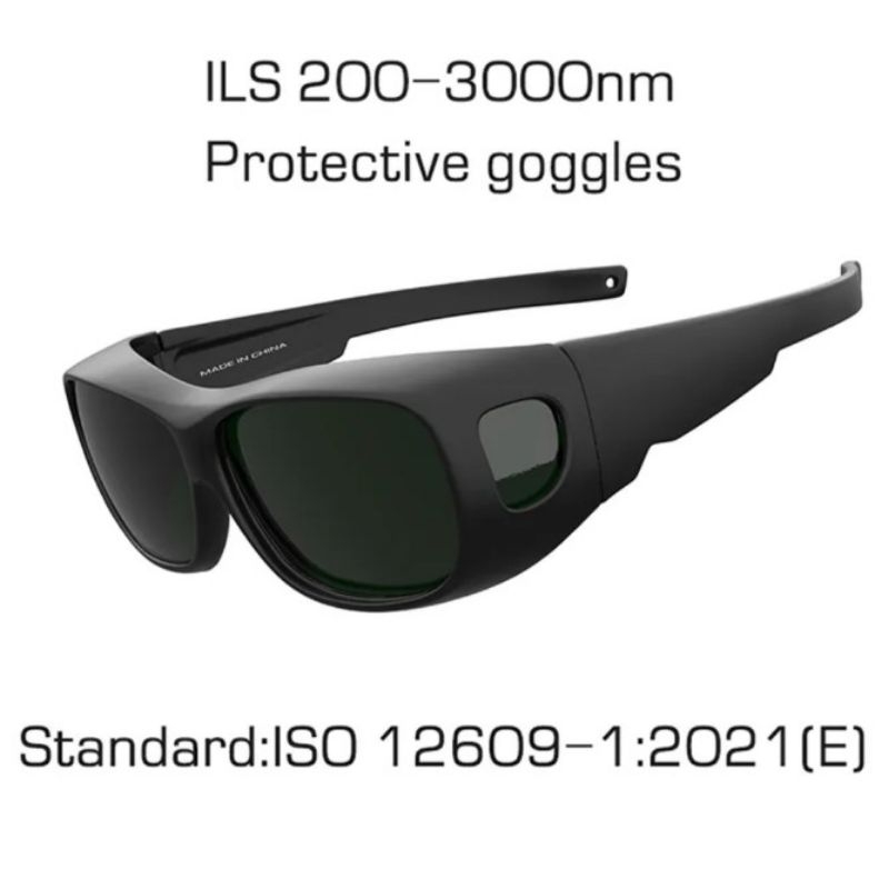 แว่นเลเซอร์ 3000mm พรีเมี่ยม laser glasses premium ป้องกันแสงเลเซอร์คุณภาพสูง เลนส์ละเอียดสูง แสงอินฟลาเรด 2000-3000nm