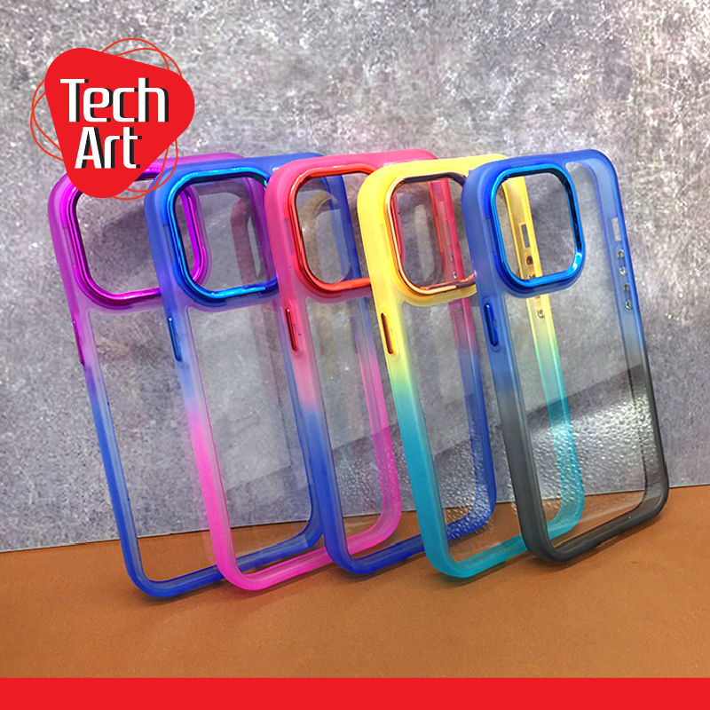 เคส Realme เคสมือถือขอบนิ่มกันรอยกล้องขอบเงาด้านหลังใส ขอบไล่สีสวยงาม Realme5/C3/6i C21 9i C35 C30s 