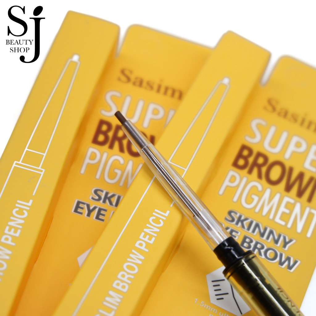 SASIMI PRO Slim Brow Pencil ดินสอเขียนคิ้วเส้นเรียวเล็กแบบหมุน คมชัด ติดทน