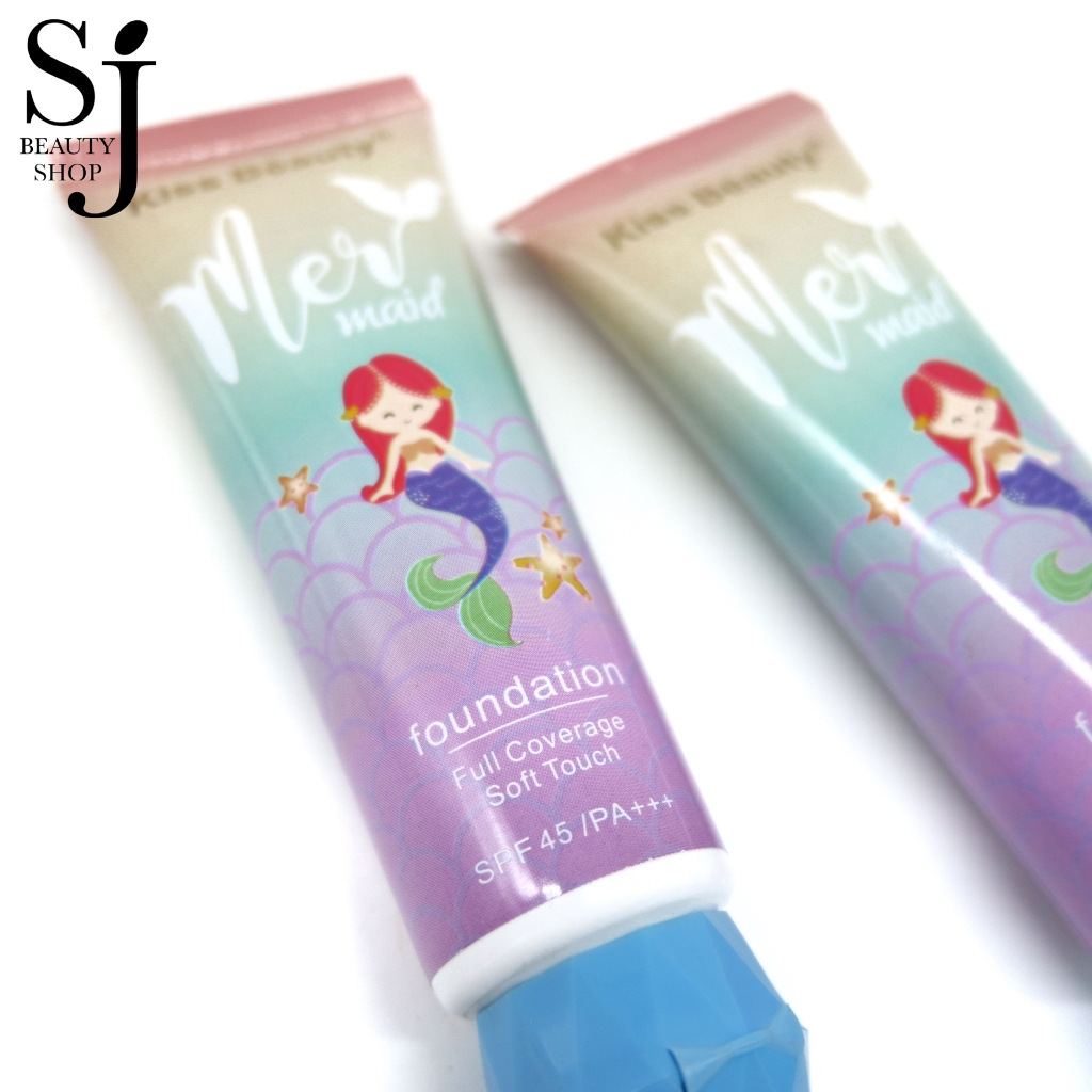 Kiss Beauty Mermaid BB Cream บีบีครีมปรับสภาพผิวเรียบเนียน พร้อมกันแดด SPF 45PA+++