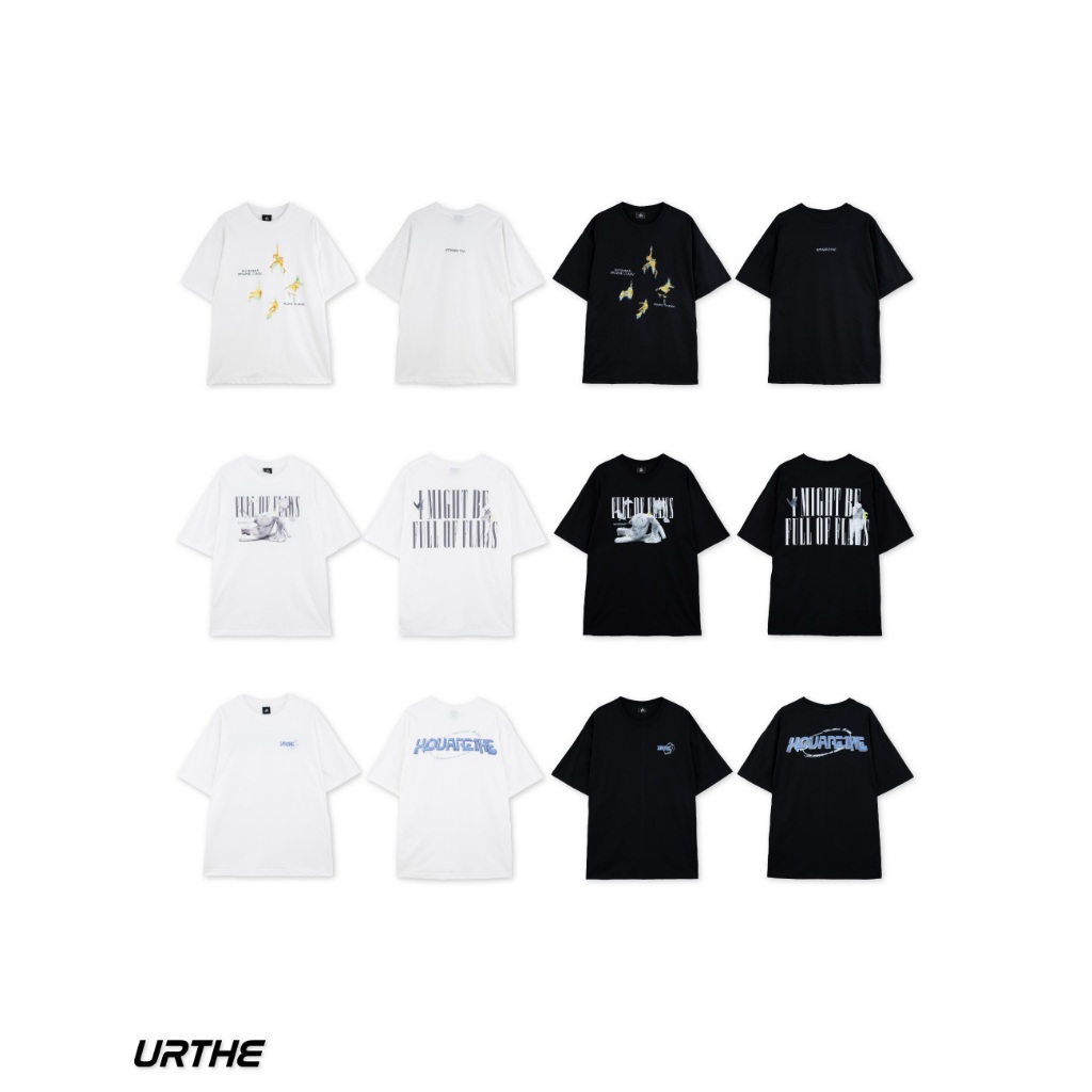 URTHE - เสื้อยืด สกรีนลาย รุ่น UNISEX DFT
