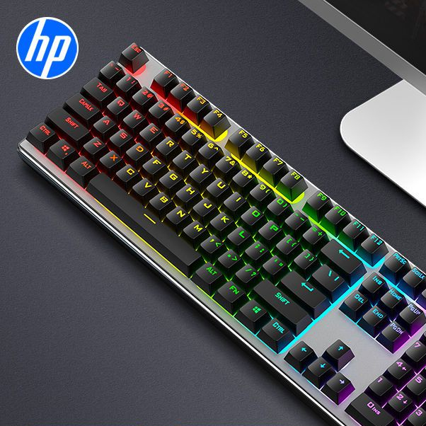 ☃คีย์บอร์ดแบบมีสายสัมผัสเชิงกลของ HP K500