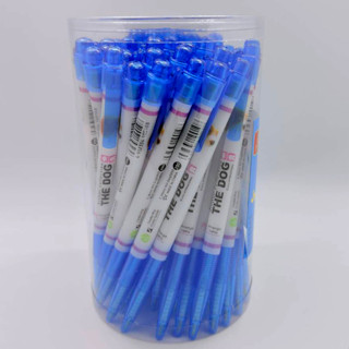🎀กระปุก 50 ด้าม 🎀ปากกาลูกลื่น The Dog  แบบหัวกด เครื่องเขียน…