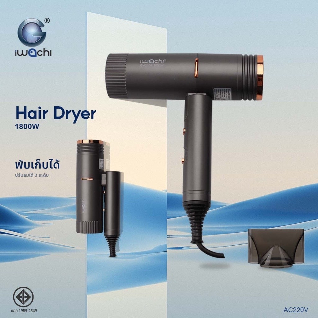 ไดร์เป่าผม IWACHI GY-2100 1800W