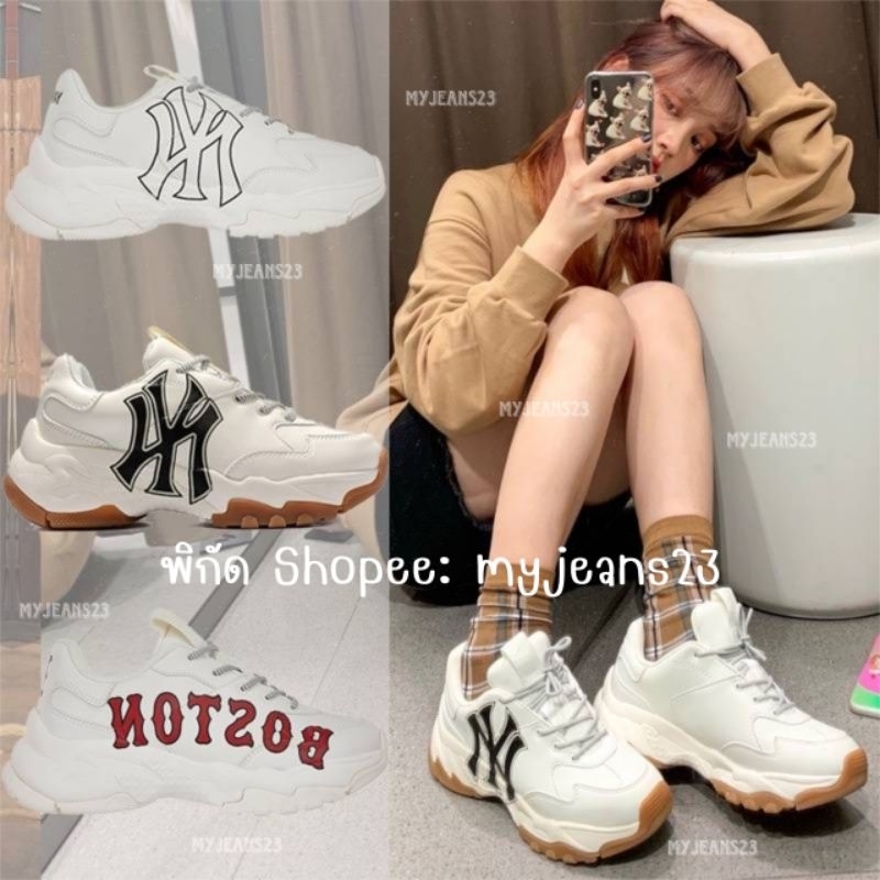 🔥ลดพิเศษ🔥MLB BIG BALL Chunky MONO HEEL พร้อมส่ง