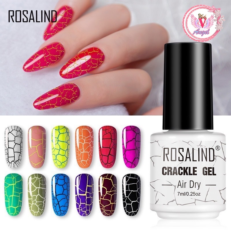 ใหม่! สีเจลแตก Rosalind ยาทาเล็บแตก สีหินอ่อน สีเจลแตก หินอ่อน ลายหินอ่อน