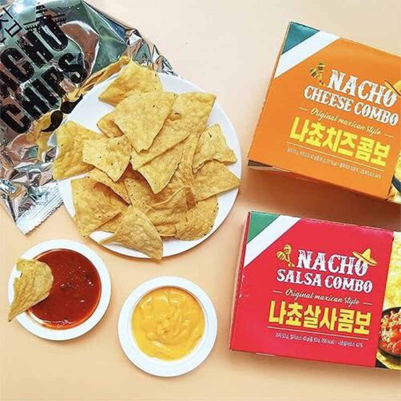 Youus nacho salsa combo / cheese combo 93g. นาโช่พร้อมดิปชีส / ซัลซ่าดิป ของเกาหลี🇰🇷
