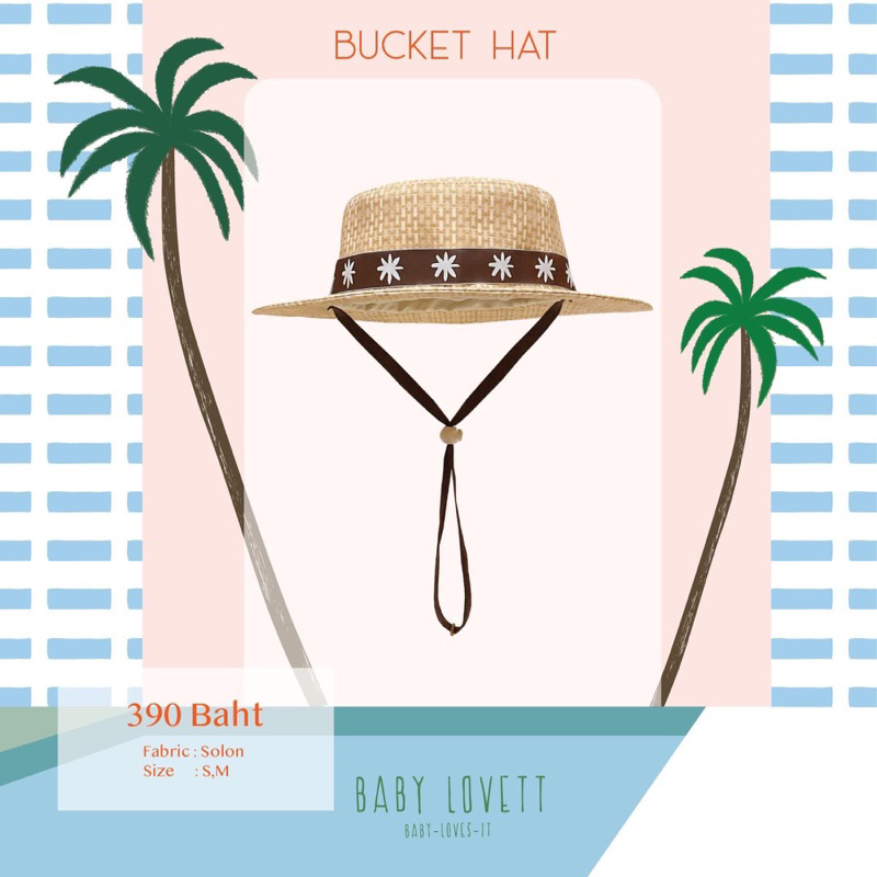 Babylovett หมวก Bucket Hat