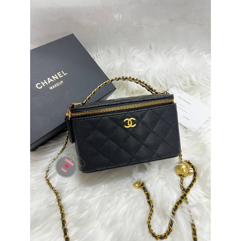 Chanel VIP Gift Premium Gift Cc vanity bag🖤🖤แท้💯