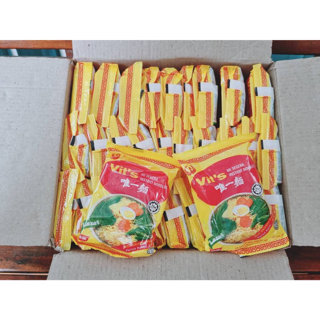 บะหมี่vitsเป็นบะหมี่นำเข้าเส้นใหญ่เหนียวนุ่มรสชาติกลมกล่อมสามารถนำไปทำบะหมี่ผัดหรือต้มก็ได้