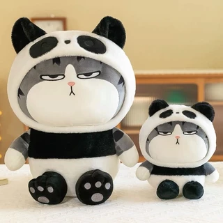 🔥พร้อมส่ง🔥ตุ๊กตาแมว ตุ๊กตาแมวอ้วน ที่สามารถเปลี่ยนร่างได้ ตุ๊กตาตัวใหญ่ กบแมวตุ๊กตา นุ่ม และสบาย