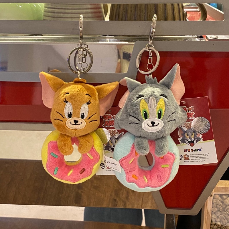 (พร้อมส่ง🐭) Tom & Jerry keychain พวงกุญแจ พวงกุญแจห้อยกระเป๋า