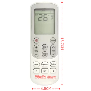 รีโมทแอร์ SAMSUNG ซัมซุง รุ่นตระกูล AR ใด้ทุกรุ่น Remote Air For Samsung รูปทรงเหมือนกันใช้ด้วยกันใด้ ฟรีถ่านAAA2ก้อน