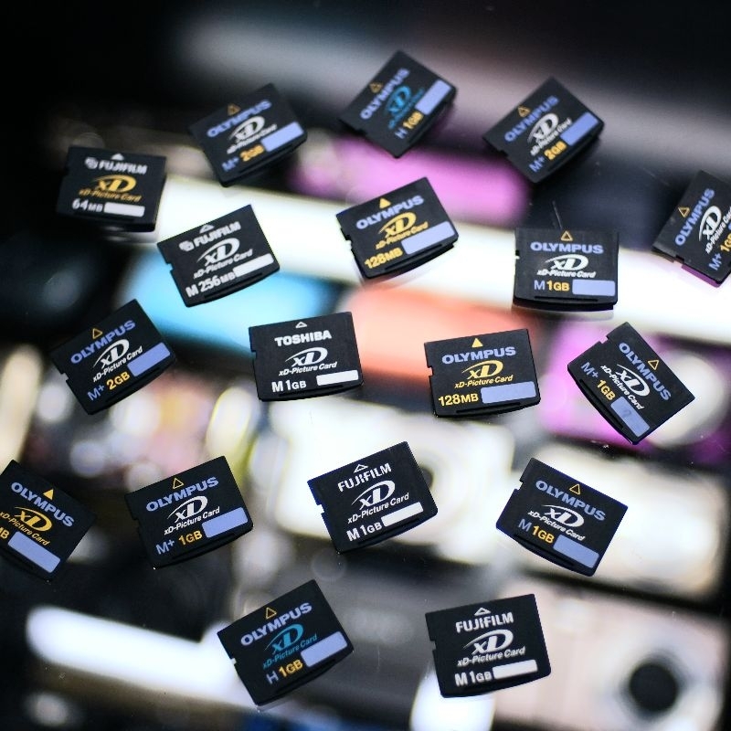 XD CARD เมมโมรี่การ์ด 2GB, 1GB, 256MB, 128MB