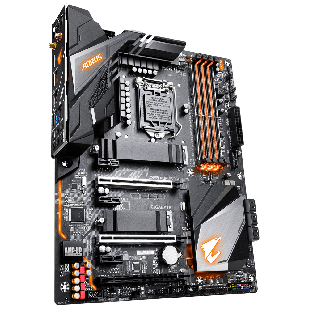 MAINBOARD (เมนบอร์ด) 1151V2 GIGABYTE Z390 AORUS PRO WIFI