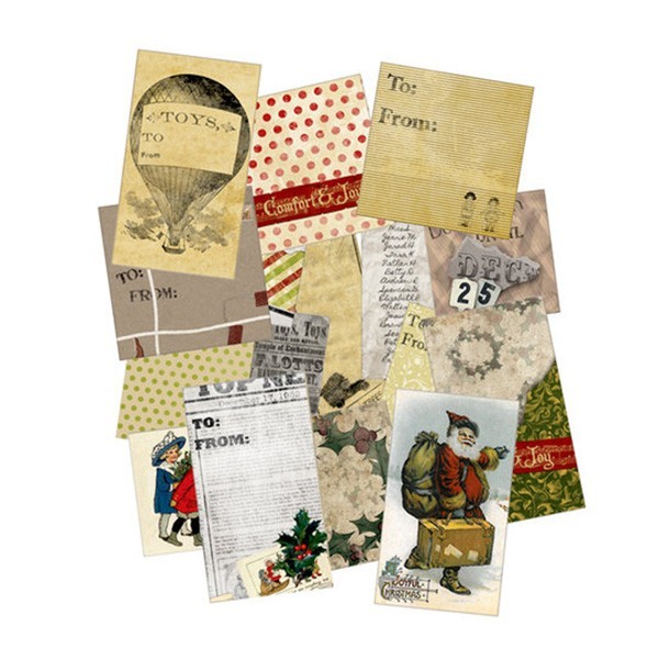 HOLIDAY GIFT TAGS - 7Gypsies  แท็กตกแต่งคริสต์มาส