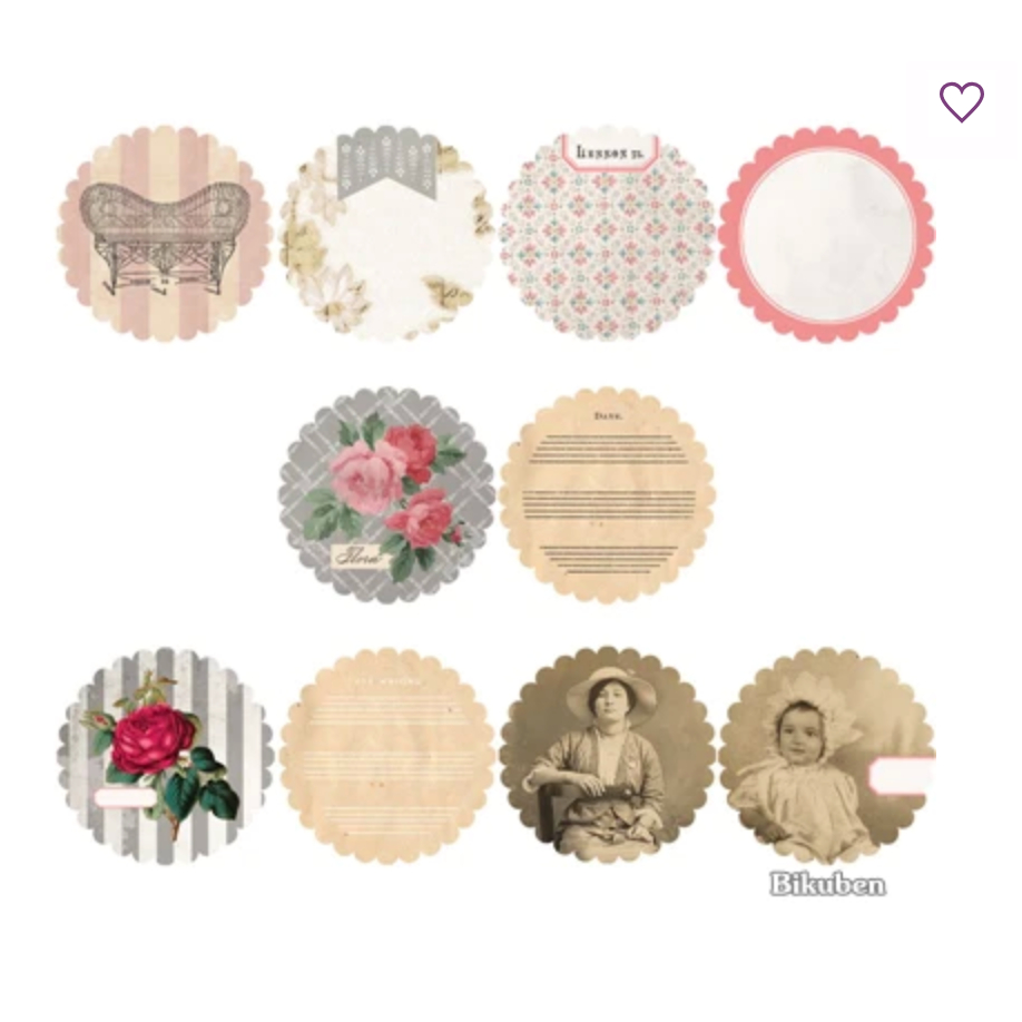 scalloped tag inserts. TROUSSEAU  : 7Gypsies  แท็ก