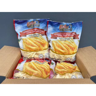 เฟรนฟรายเส้นใหญ่เอ็กตร้า(1kg.)🍟⚡️ส่งด่วน🎉 🏆ขายดีอันดับ1⭐️🔥ค่าส่งเหมา✅คละได้ทั้งร้าน❗️โฟมฟรี💦 🚚💨ส่งขนส่งแช่เย็น❄️