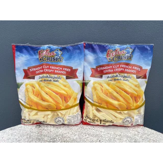 เฟรนฟรายเส้นใหญ่เอ็กตร้า(1kg.)🍟⚡️ส่งด่วน🎉 🏆ขายดีอันดับ1⭐️🔥ค่าส่งเหมา✅คละได้ทั้งร้าน❗️โฟมฟรี💦 🚚💨ส่งขนส่งแช่เย็น❄️