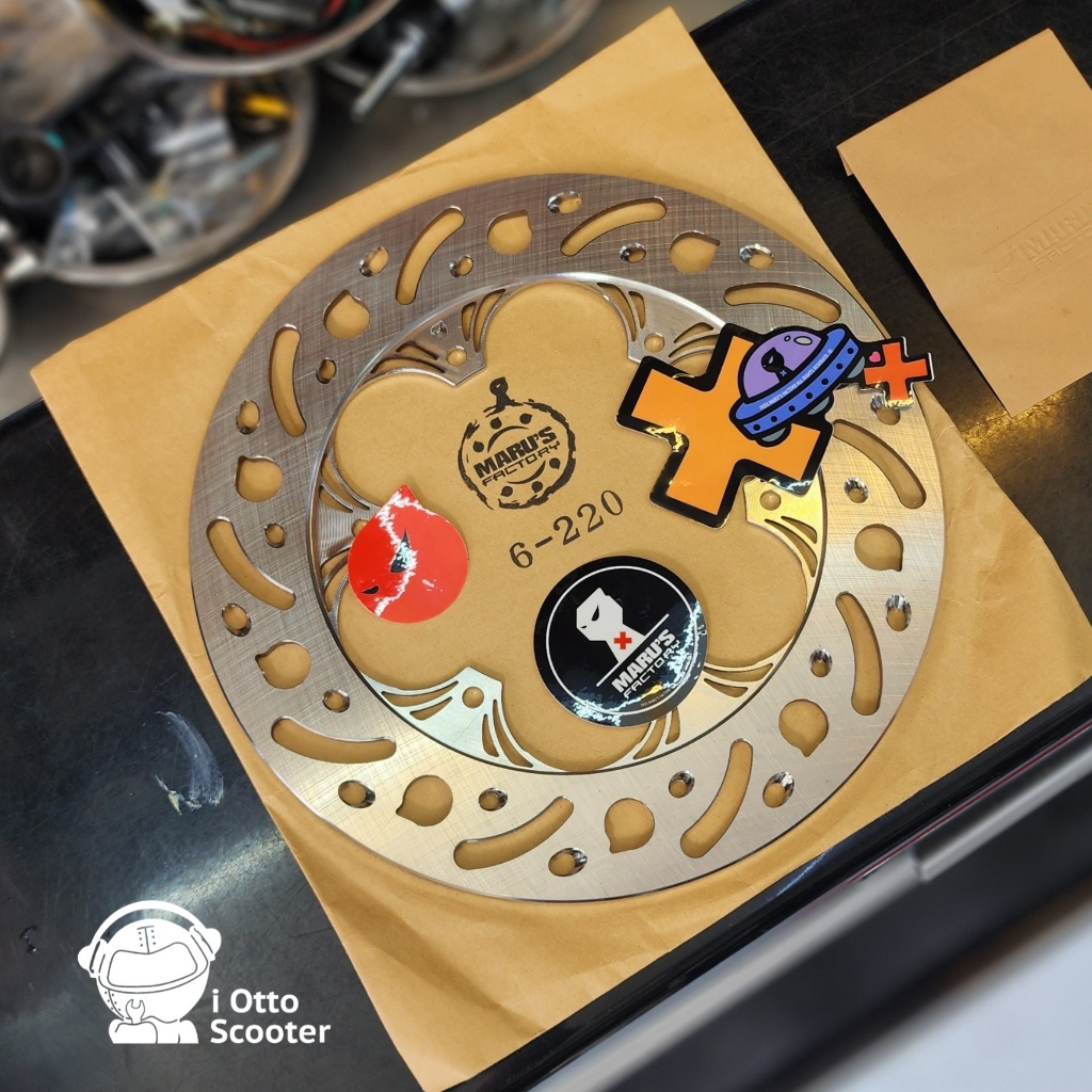 Maru's factory | จานดิสเบรคหน้า Vespa Sprint /จานขยาย 5-220 หน้า-หลัง Vespa GTS 150-300 6-220