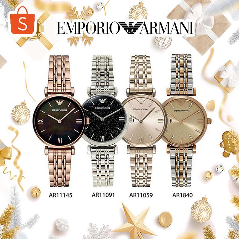 OUTLET WATCH นาฬิกา Emporio Armani OWA353 นาฬิกาข้อมือผู้หญิง นาฬิกาผู้ชาย แบรนด์เนม Brand Armani Watch AR11145